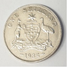 AUSTRALIA 1935 . ONE 1 SHILLING AUSTRALIA 1935 . ONE 1 SHILLING